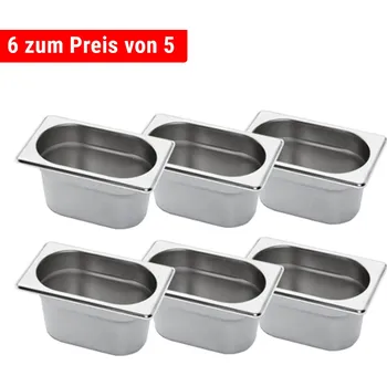 Dóza na potraviny G.Gastro Nerezová GN nádoba 1/9 - hloubka: 100 mm