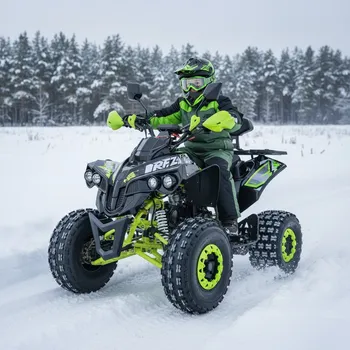 čtyřkolka Leramotors Dětská benzínová čtyřkolka Leramotors by APOLLO AVENGER 125ccm 3GR - 4takt - zelená