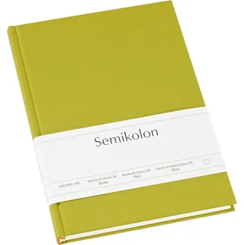 Diář Semikolon, Notes Uni Classic A5, hladký, matcha zelená - Formadore