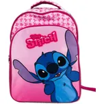 DIFUZED • Dívčí školní batoh Lilo & Stitch - růžový s obrázkem mimozemšťana Stitche - 20L