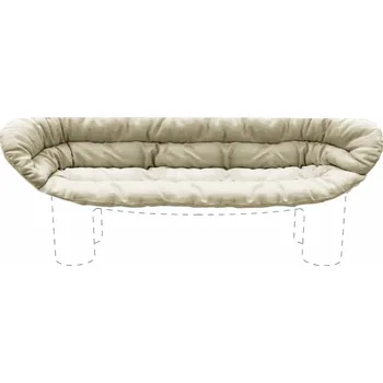 Polštář Driade, Polštář na pohovku Roly Poly krémový - Formadore