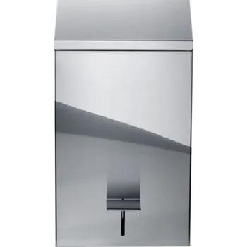 Odpadkový koš Decor Walther, Koš na odpadky do koupelny Corner Soft Close čtvercový 32 cm leštěná oce - Formadore