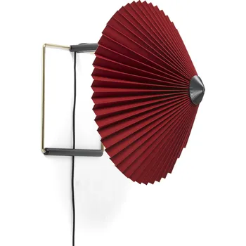 Nástěnné svítidlo Hay, Nástěnná lampa Matin 30 cm tmavě červená - Formadore