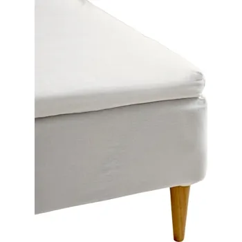 Povlečení Södahl, Prostěradlo s gumou Calm 90 x 200 x 8 cm béžové - Formadore