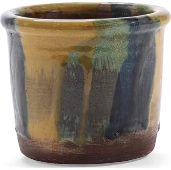 Květináč Serax, Květináč Glazed Shades, 11 cm, žluto-modrý - Formadore