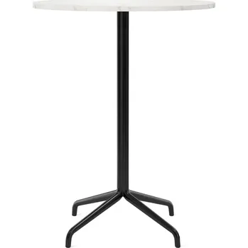 Jídelní stůl Audo Copenhagen, Barový stůl Harbour Column Star Base vysoký 80 cm lomená bílá - Formadore
