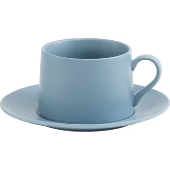 Zafferano, Šálek na čaj Levante s podšálkem 435 ml sytě modrý - Formadore