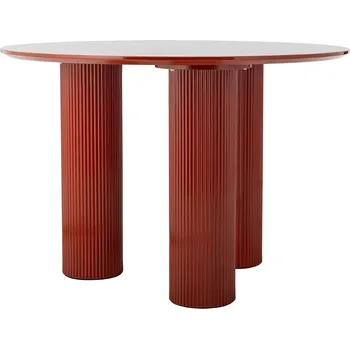 Jídelní stůl Bloomingville Červený lakovaný jídelní stůl Della 110 cm