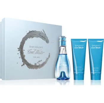 Sprchový gel Davidoff Cool Water Davidoff Cool Water for her Oceanic Edition toaletní voda 100 ml + Davidoff Cool Water for her tělové mléko 75 ml + Davidoff Cool Water for her sprchový gel 75 ml