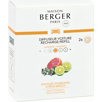 Maison Berger Paris, Vůně do difuzéru do auta Citrus Breeze - Formadore