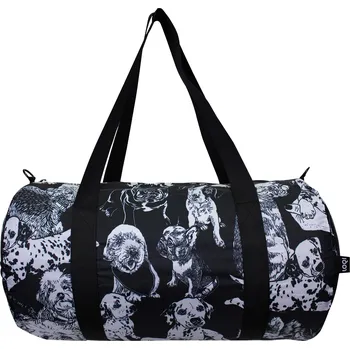 LOQI, Taška LOQI Weekender Artist Red Poppy Bee psi z recyklovaného materiálu - Formadore