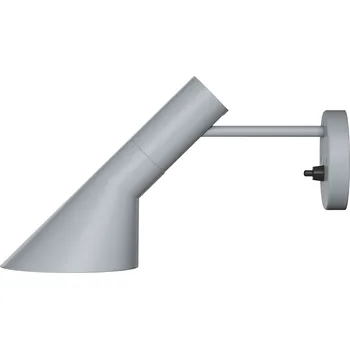 Nástěnné svítidlo Louis Poulsen, Nástěnné svítidlo AJ s vypínačem, bez viditelného kabelu světle šedé - Formadore