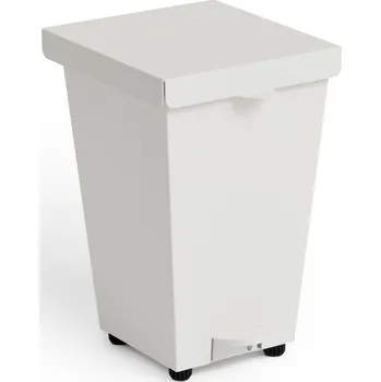 Odpadkový koš Hay, Odpadkový koš pedálový Loop, 8 l, bílý - Formadore