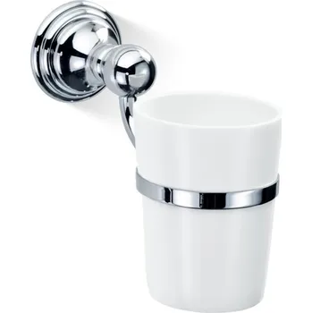 Držák na kartáček Decor Walther, Pohár na zubní kartáčky Decor Walther Classic nástěnný chromový - Formadore