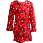 E plus M • Dětský / dívčí župan s kapucí Minnie Mouse - Disney - červený 98 / 110