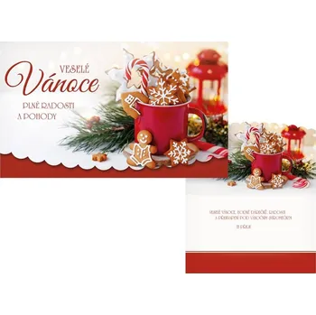 UNIPAP přání Vánoční V24-464 H PRANI_H_556 549553
