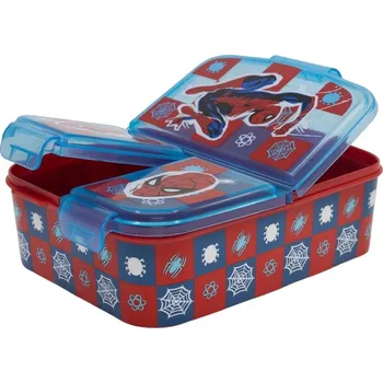 Svačinový box Stor • Multibox na svačinu Spiderman Arachnid se 3 přihrádkami