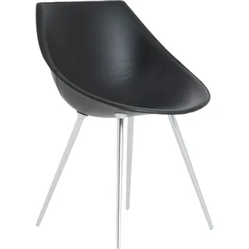 Jídelní židle Driade, Židle Lago kožená černá - Formadore