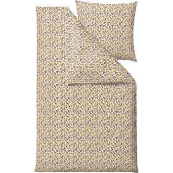 Povlečení Södahl, Povlečení Painterly Leaf s povlakem na polštář 80 x 80 cm 135 x 200 cm zlaté - Formadore