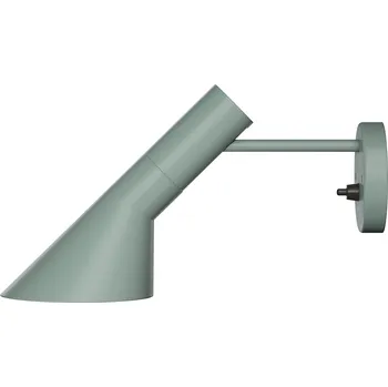 Nástěnné svítidlo Louis Poulsen, Nástěnné svítidlo AJ s vypínačem, bez viditelného kabelu tlumená zelená - Formadore