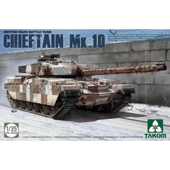 Plastikový model Takom 1/35 British Main Battle Tank Chieftain Mk.10