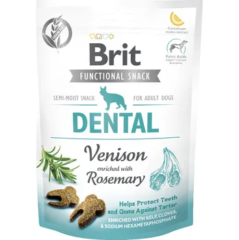 Brit Care Dog Functional Snack Dental Venison 150g (min. odběr 10 ks)