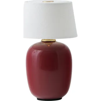 Lampička Audo Copenhagen, Bezdrátová lampa Torso II rubínově červená - Formadore