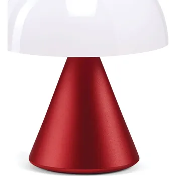 Lampička Lexon, Led lampa Mina mini tmavě červená - Formadore