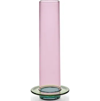 Váza Serax, Dekorativní váza Glass Towers, 27,5 cm, růžovo-zelená - Formadore