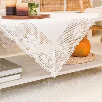 Dekorační ubrus RACHELA s krajkou 85x85 cm Mybesthome