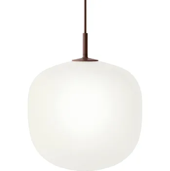 Muuto, Závěsná lampa Rime 25 cm vínově červená - Formadore