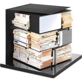 Knihovna Opinion Ciatti, Policový regál Ptolomeo x4 rotační černý - Formadore