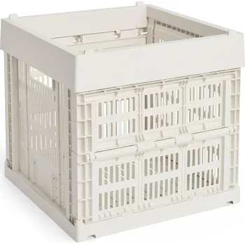 Úložný box Hay, Přepravka Hay Colour Crate Cube, tlumená bílá - Formadore