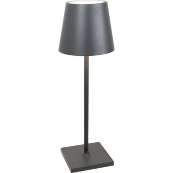 Lampička Zafferano, Stolní lampa Poldina 49,7 cm tmavě šedá - Formadore