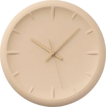 Hodiny Lemnos, Nástěnné hodiny Lemnos Relief béžové - Formadore