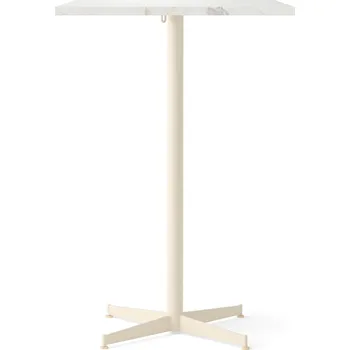Jídelní stůl Audo Copenhagen, Barový stůl Nook Star Base Estremoz, čtvercový, 103 cm, s krémovou podstavou - Formadore