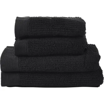 Zone Denmark, Ručníky Classic velké černé 4 ks - Formadore