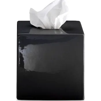 Zásobník na papírové ručníky Decor Walther, Box na kapesníky Porzellan čtvercový černý - Formadore
