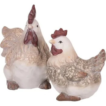 Zahradní dekorace Kohout z keramiky