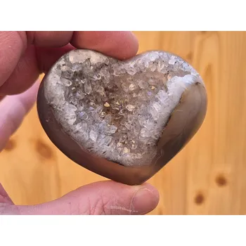 Sběratelství Srdce z achátu leštěné 107g Brazílie