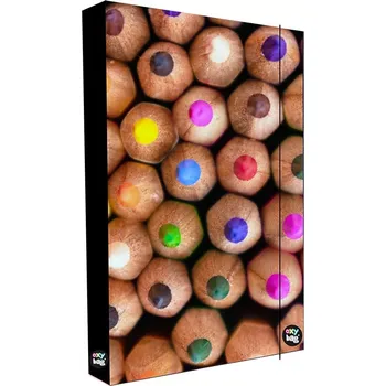 desky na sešit Box na sešity A5 Pastelky