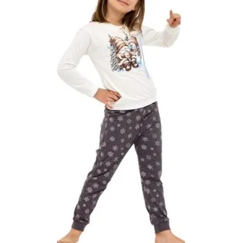 Dívčí pyžamo Dívčí pyžamo Cornette 977/190 FRIENDS vzorované 122-128