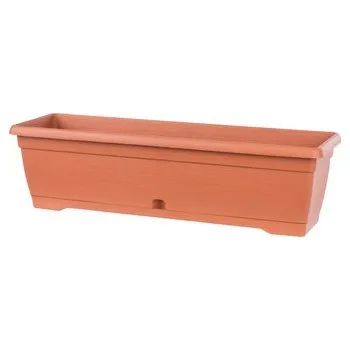 Truhlík Similcotto broušený - cihlová terakota 60 cm