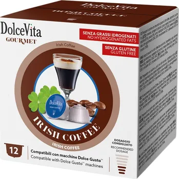 Dolce Vita Italfoods Dolce Vita Cappuccino s Irským Krémem do Dolce Gusto 12 kapslí