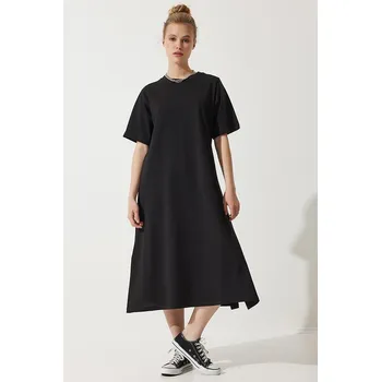 Dámské šaty Šaty Happiness Istanbul Schwarz 536044 36