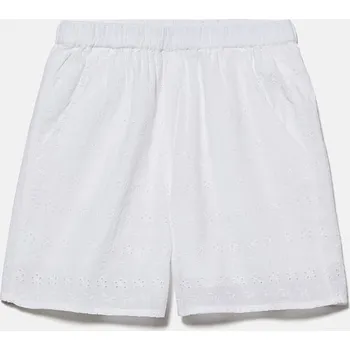 Dívčí kraťasy Sisley Weiß 9386897 122