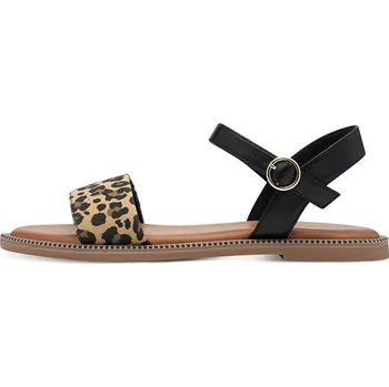 Dámské sandále s.Oliver Hellbraun/ Schwarz 4736462 41