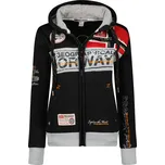 Dámská mikina s kapucí Geographical Norway Flyer Barva: Černá, Velikost: XL