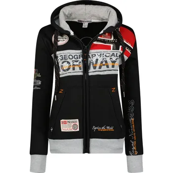 Dámská softshellová bunda Dámská mikina s kapucí Geographical Norway Flyer Barva: Černá, Velikost: XL