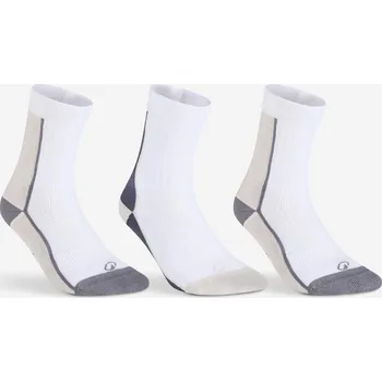 Pánské ponožky DECATHLON Vysoké tenisové ponožky RS500 3 páry 43/46 BÍLÁ|MODRÁ|ŠEDÁ